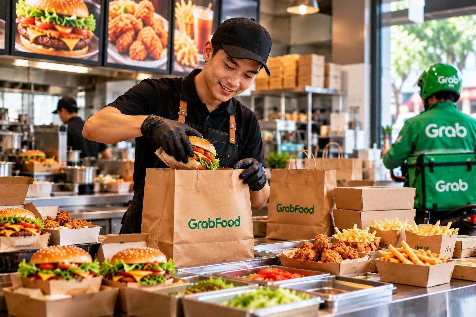 Tối ưu gian hàng GrabFood cho cửa hàng đồ ăn nhanh