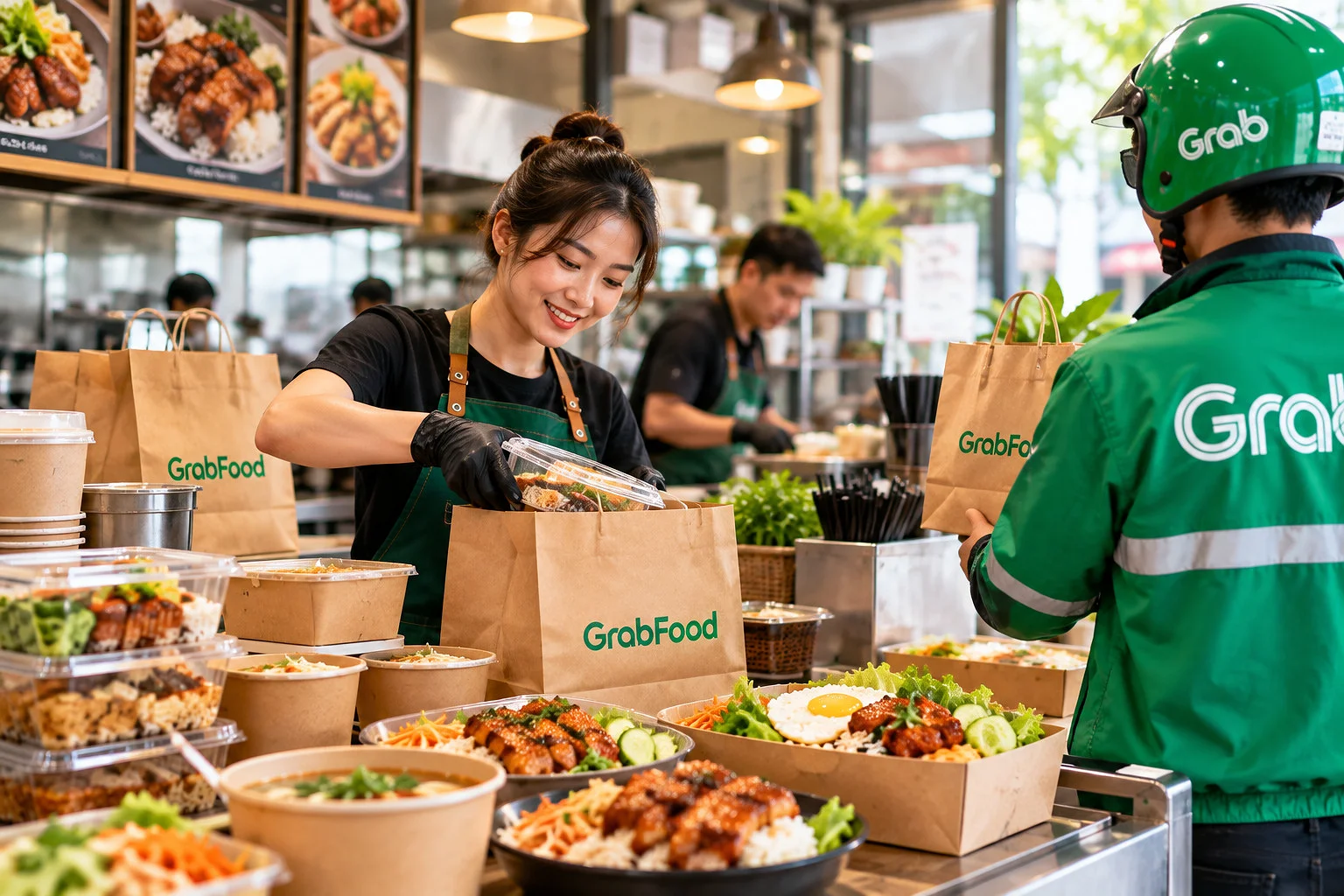 Vận hành GrabFood cho quán ăn và cơm văn phòng